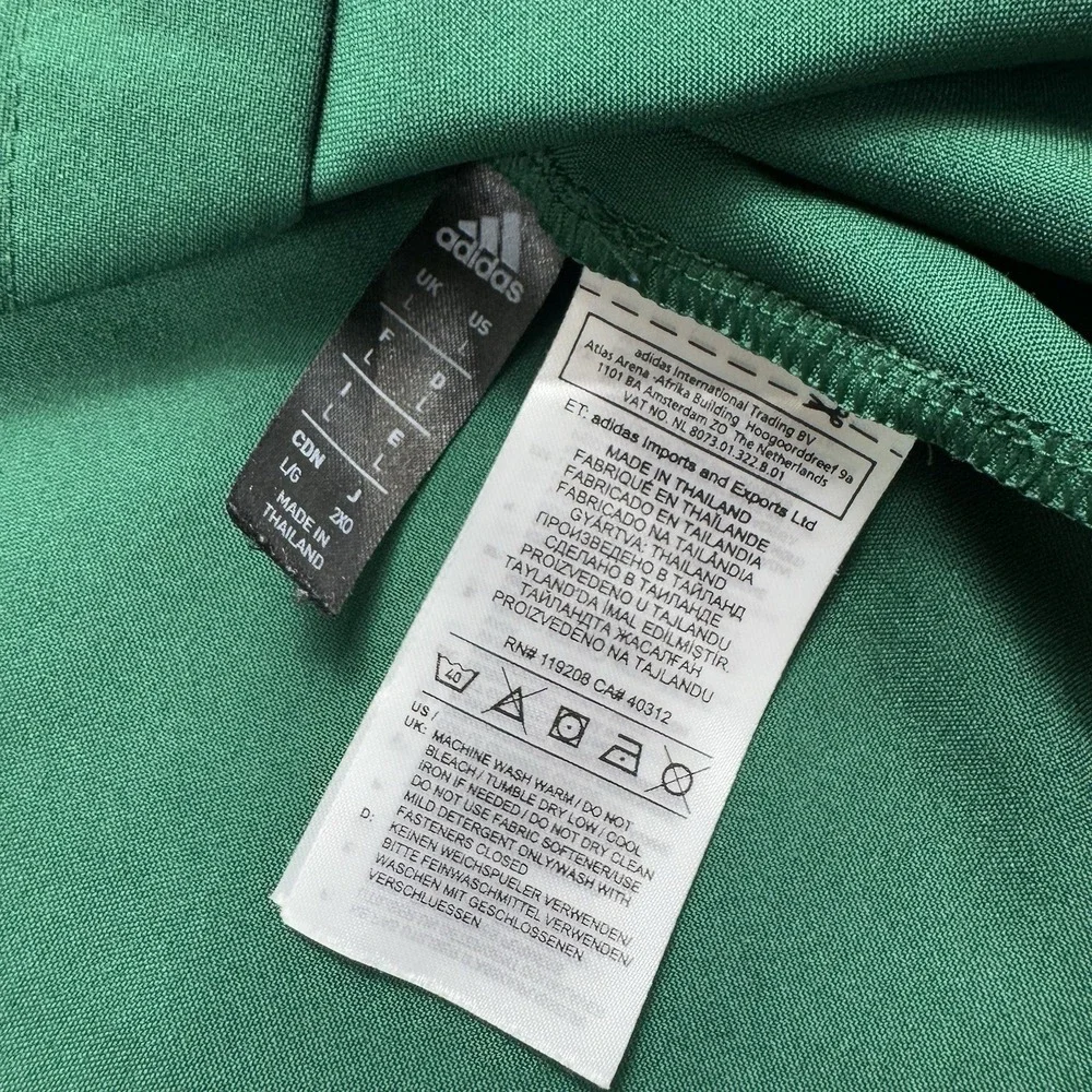 Adidas Miami Hurricanes Team Issued 1/4 Zip Coaches Jacket Mens Large EUC